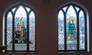 stained glass windows
