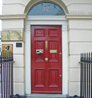 front door 32 Fitzroy Square