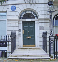 front door 7 Fitzroy Square