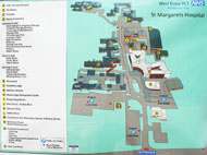 St Margaret's Hospital site plan