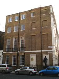 side elevation of 40 Fitzroy Square