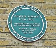 Plaque to Babbage