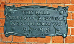 Hospital plaque