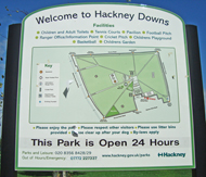 Hackey Downs map
