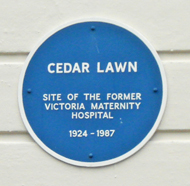 Blue plaque